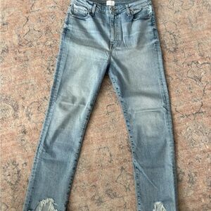 Jonathan Simkhai Light Blue Distressed Women's Jeans